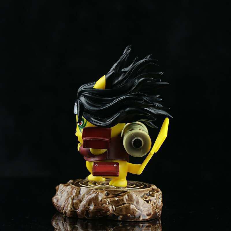 Pokemon × Naruto Crossover Pikachu Cos Hashirama Senju GK Statue