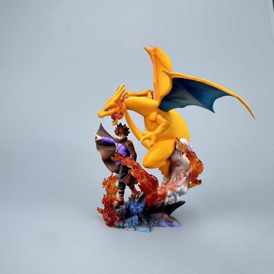 Pokemon Gary Oak Charizard figure