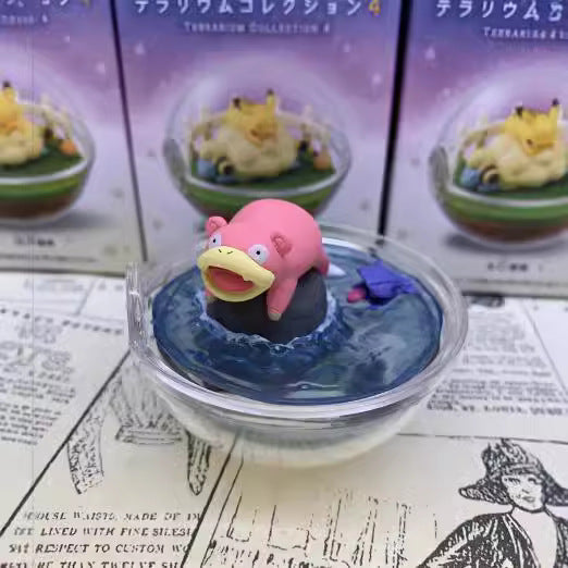 Pokemon Transparent Ball Terrarium Scene GK Statue Full Set