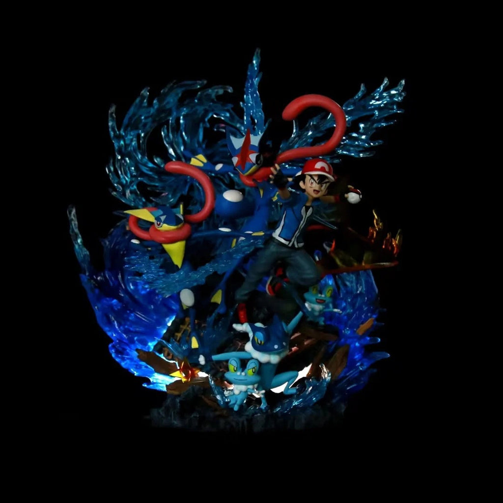 Pokemon Ash Ketchum Diorama Statue