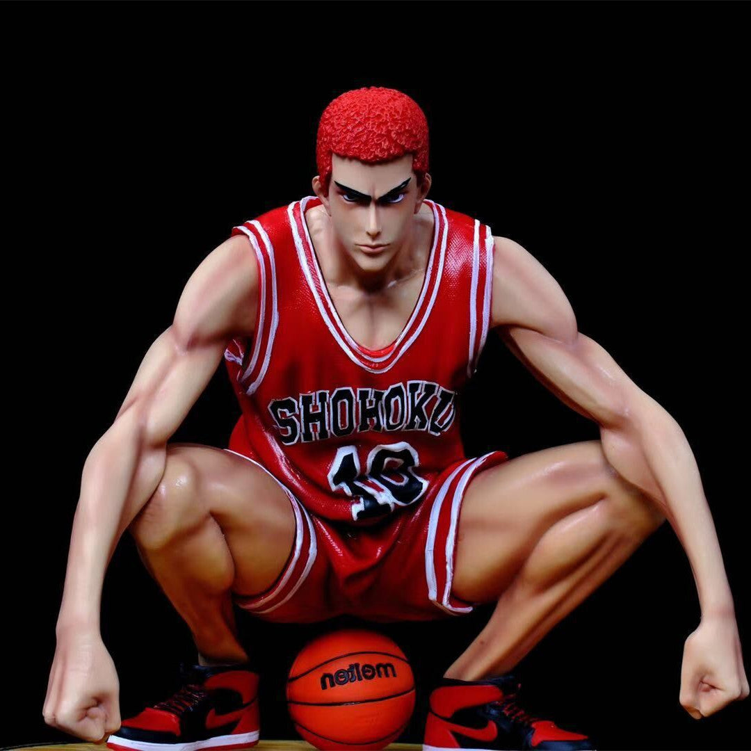 Slam Dunk Sakuragi & Rukawa squat GK statue