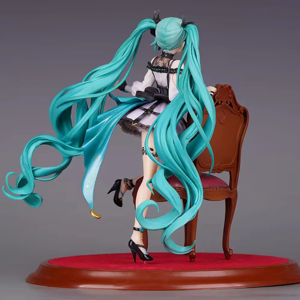Hatsune Miku gothic dress chair figure