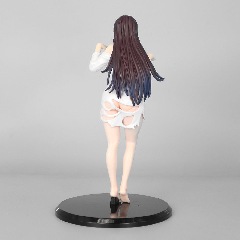 Anime Beautiful Girl Ghost Illustrated Map Miss Youzi Giant Breast Ghost Mother Standing Posture Decorative Boxed Handicraft