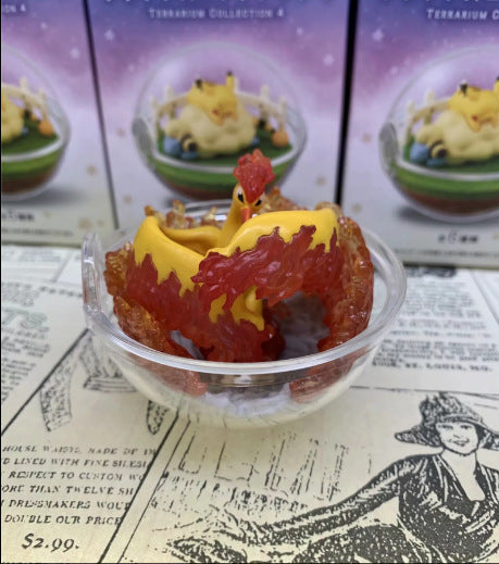 Pokemon Transparent Ball Terrarium Scene GK Statue Full Set