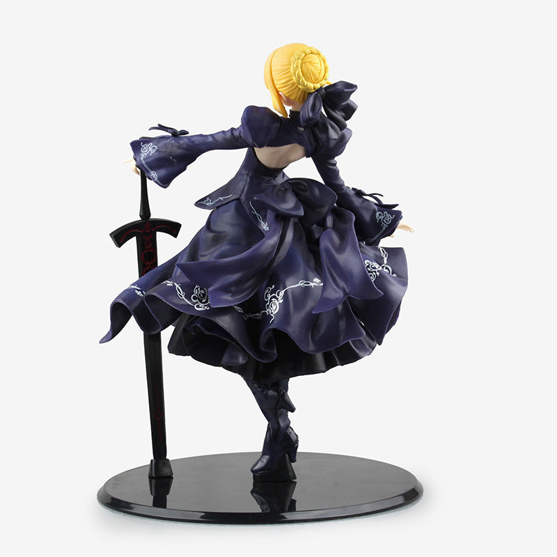 Altria Pendragon black dress statue