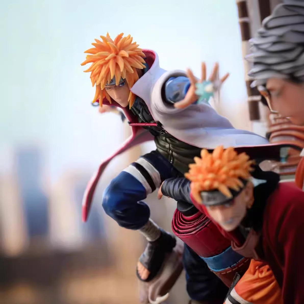 Naruto Jiraiya Minato three‑man GK figure