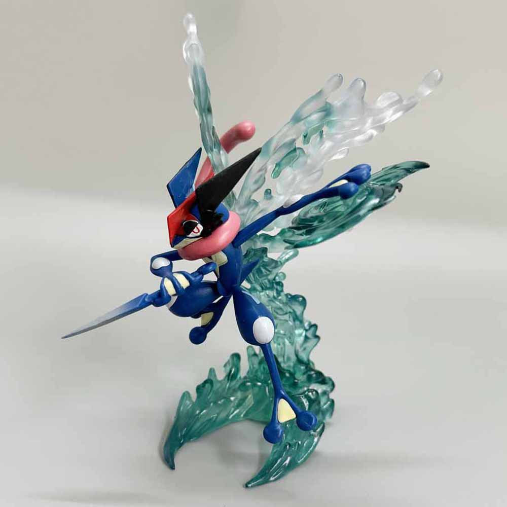 Pokemon Ash‑Greninja with Water‑Flow Effect Scene Statue
