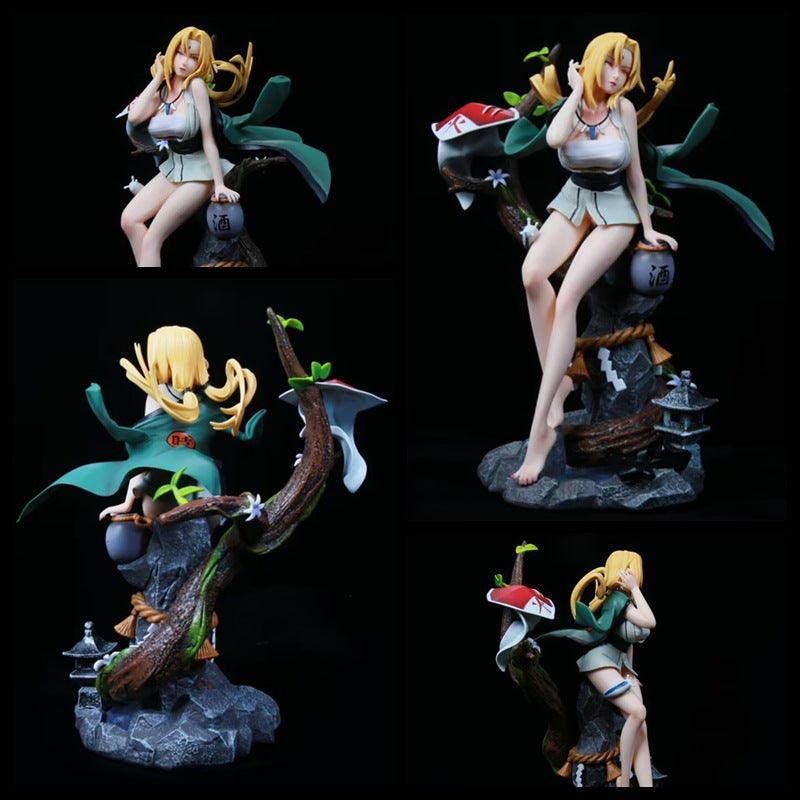 Naruto Tsunade drinking wine GK statue
