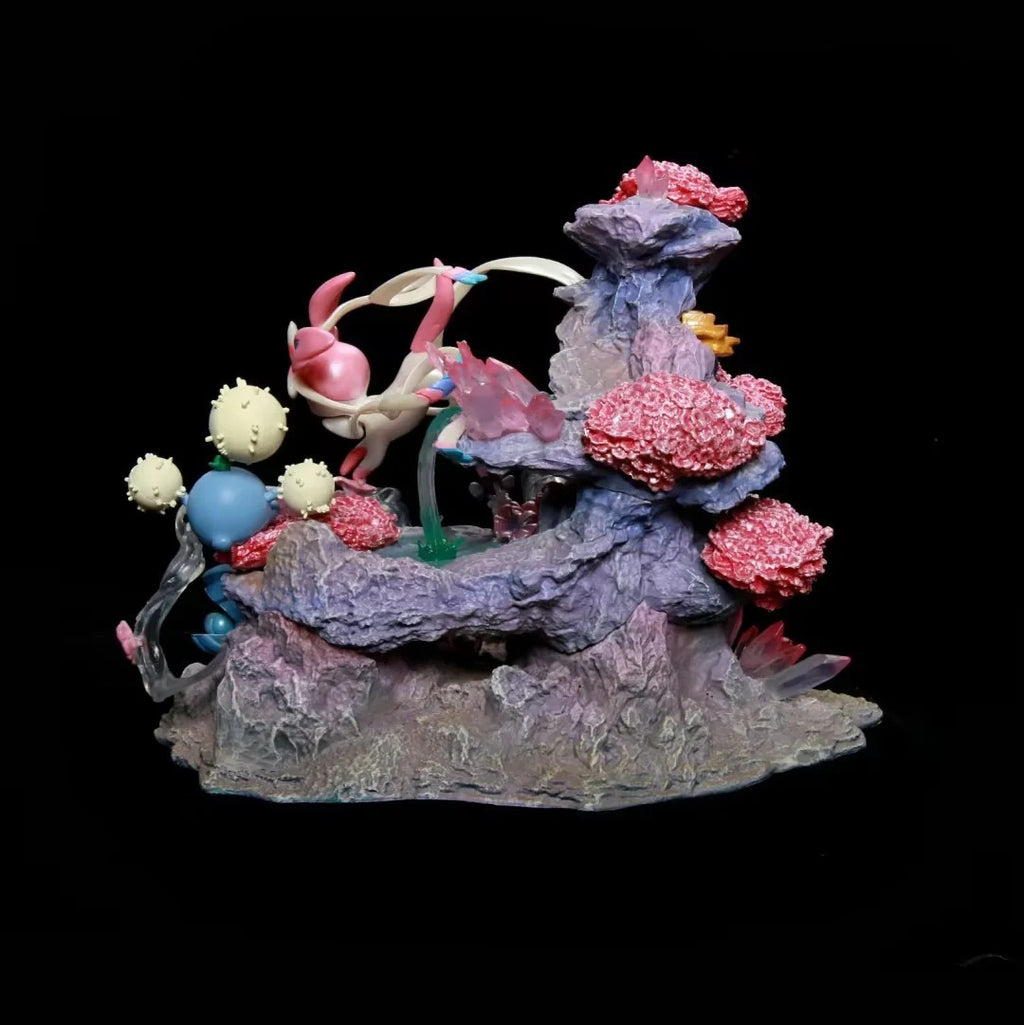Pokemon Sylveon Fantasy Cave Diorama GK Statue
