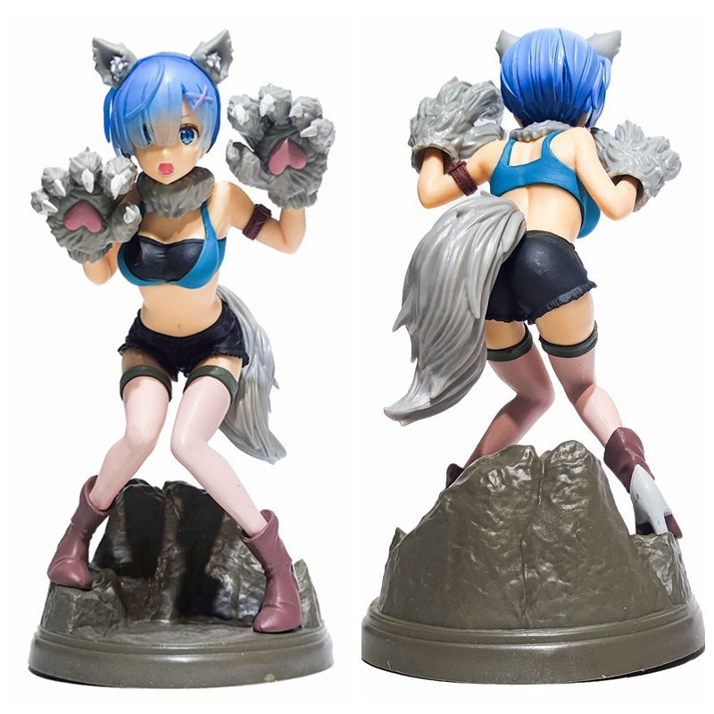 Re:Zero Rem Wolf Girl Beast Claw GK Statue