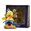 Pokemon × One Piece × Naruto Crossover Pikachu Cos Enel & Uchiha Sasuke GK Statue Set