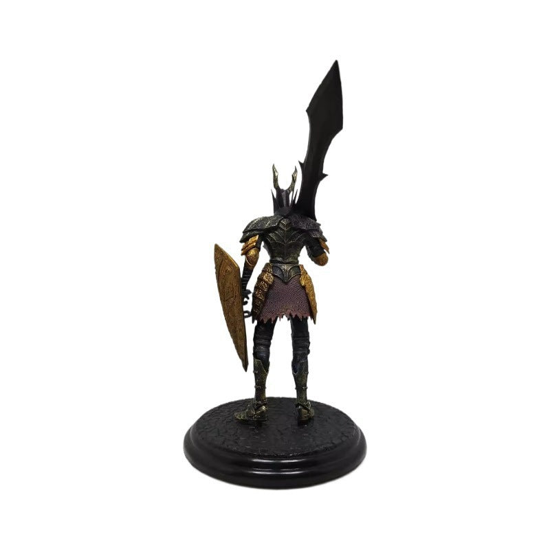 Dark Souls Black Silver Knight statue