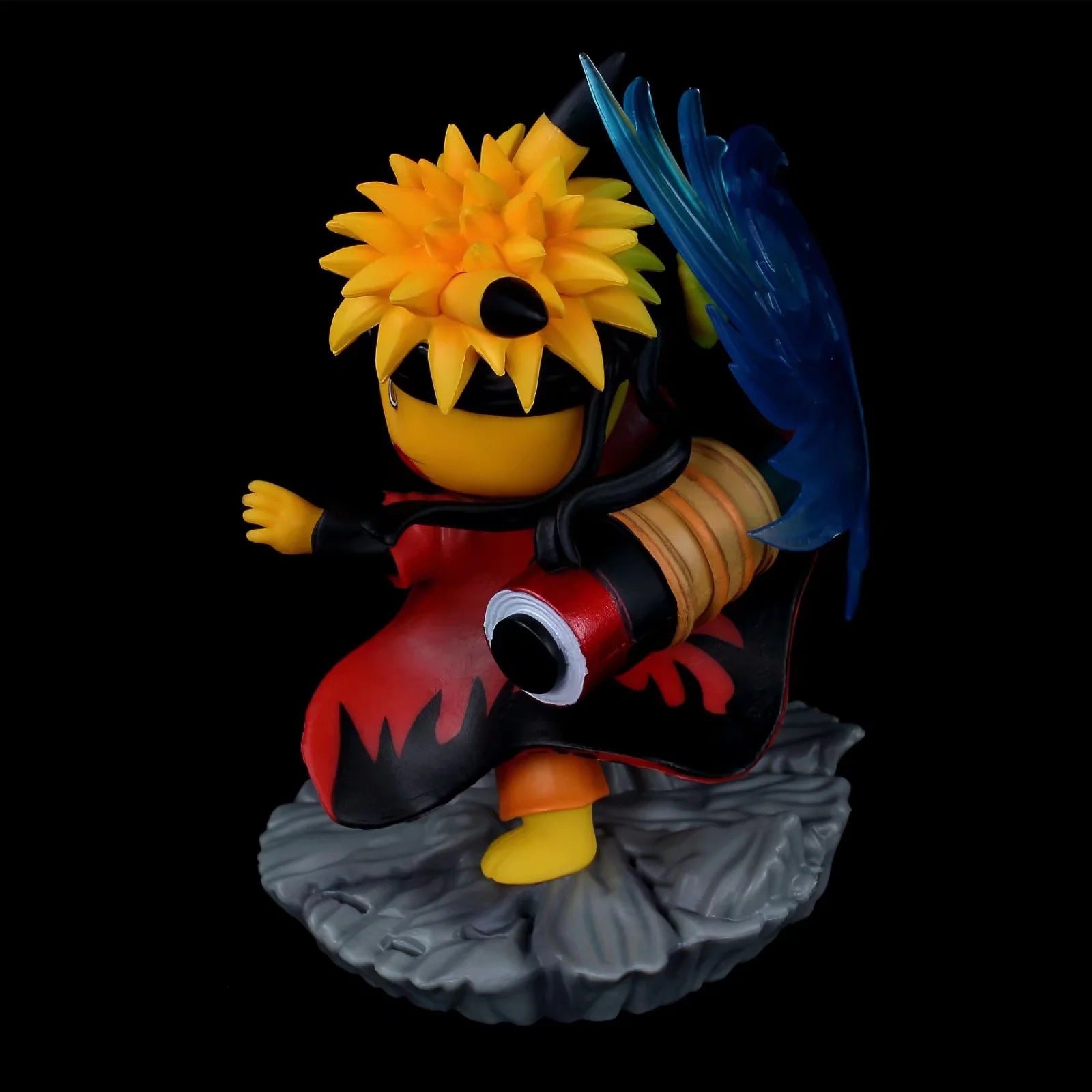 Pokemon × Naruto Crossover Pikachu Cos Naruto Sage Mode GK Statue