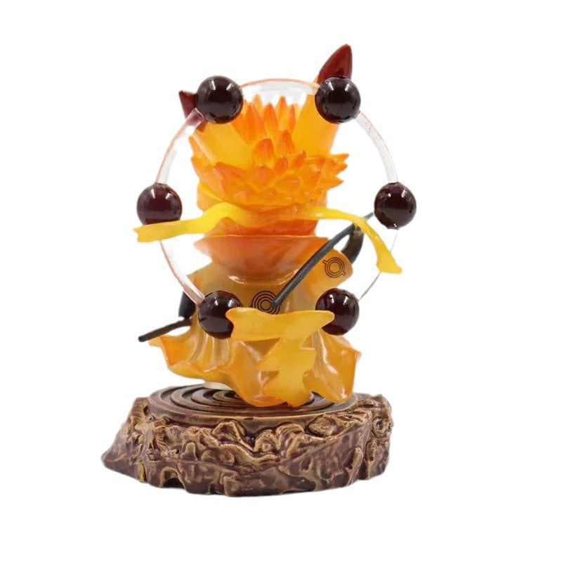 Pokemon × Naruto Crossover Pikachu Cos Obito / Madara / Naruto Six Paths GK Statue
