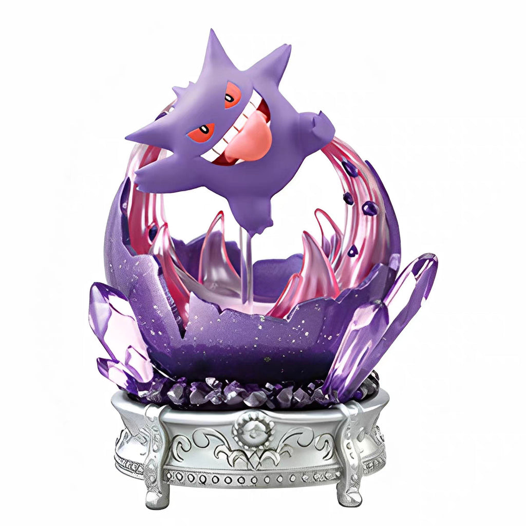 Pokemon 6‑Pcs Gemstone Ornament Diorama Mini Statue Set