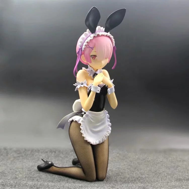 Re Zero Rem Ram bunny girl 1/4 figure set