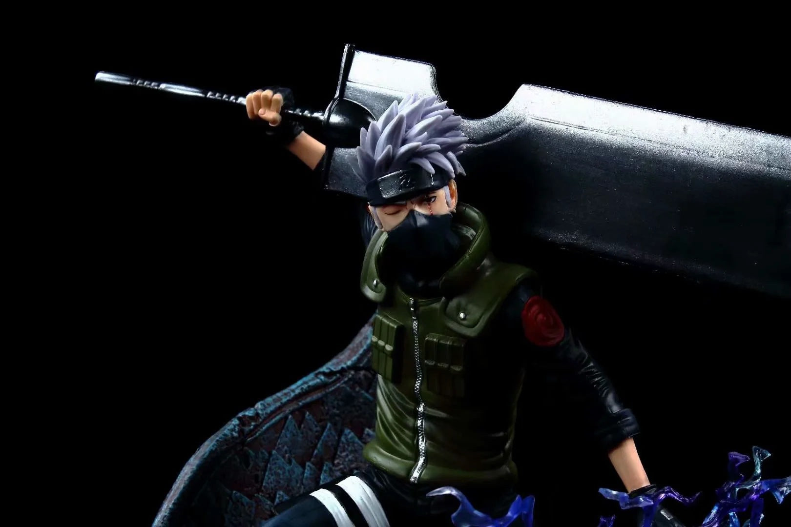 Naruto Kakashi Hatake GK figure multiple heads accessories