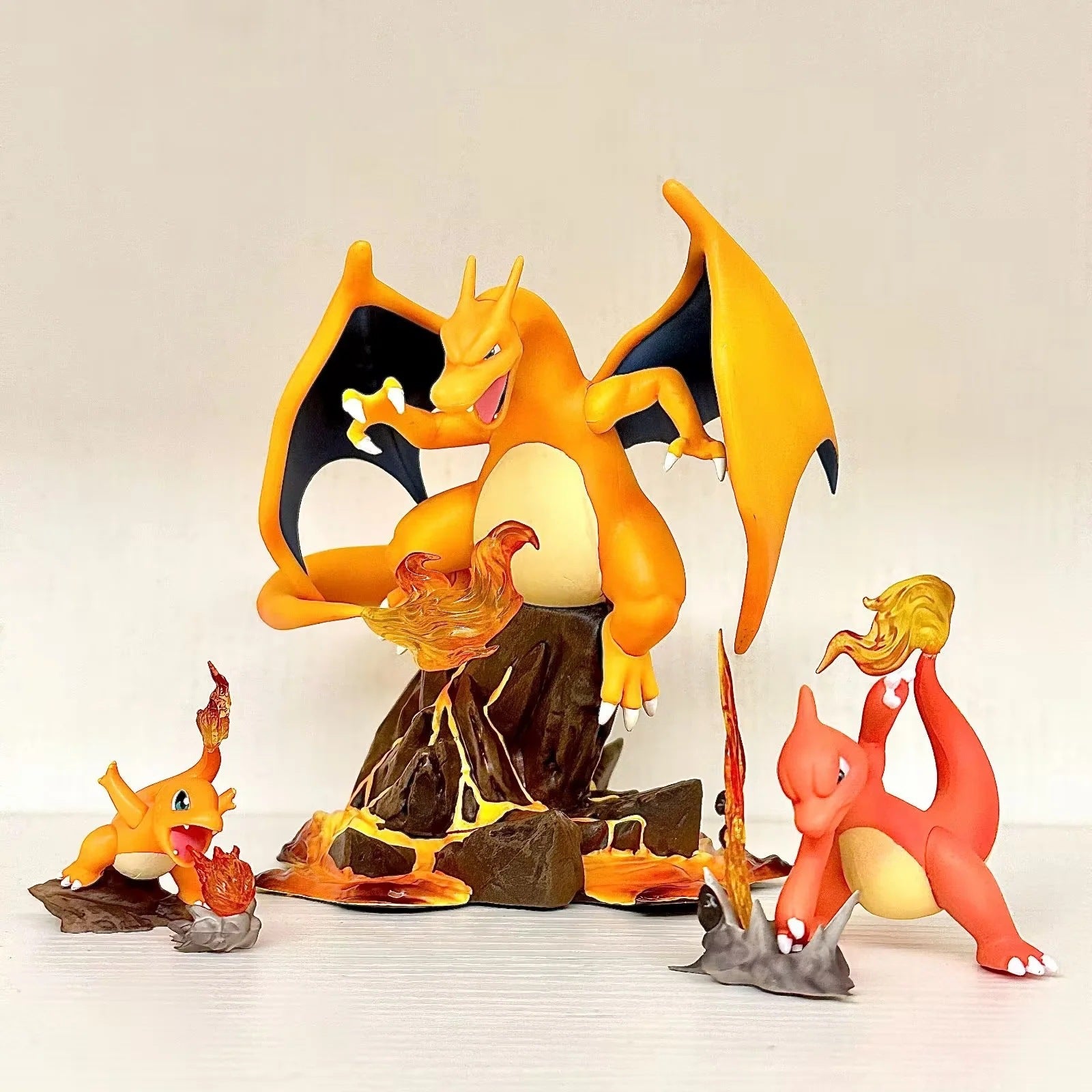 Pokemon Charmander Charmeleon Charizard GK Diorama Statue