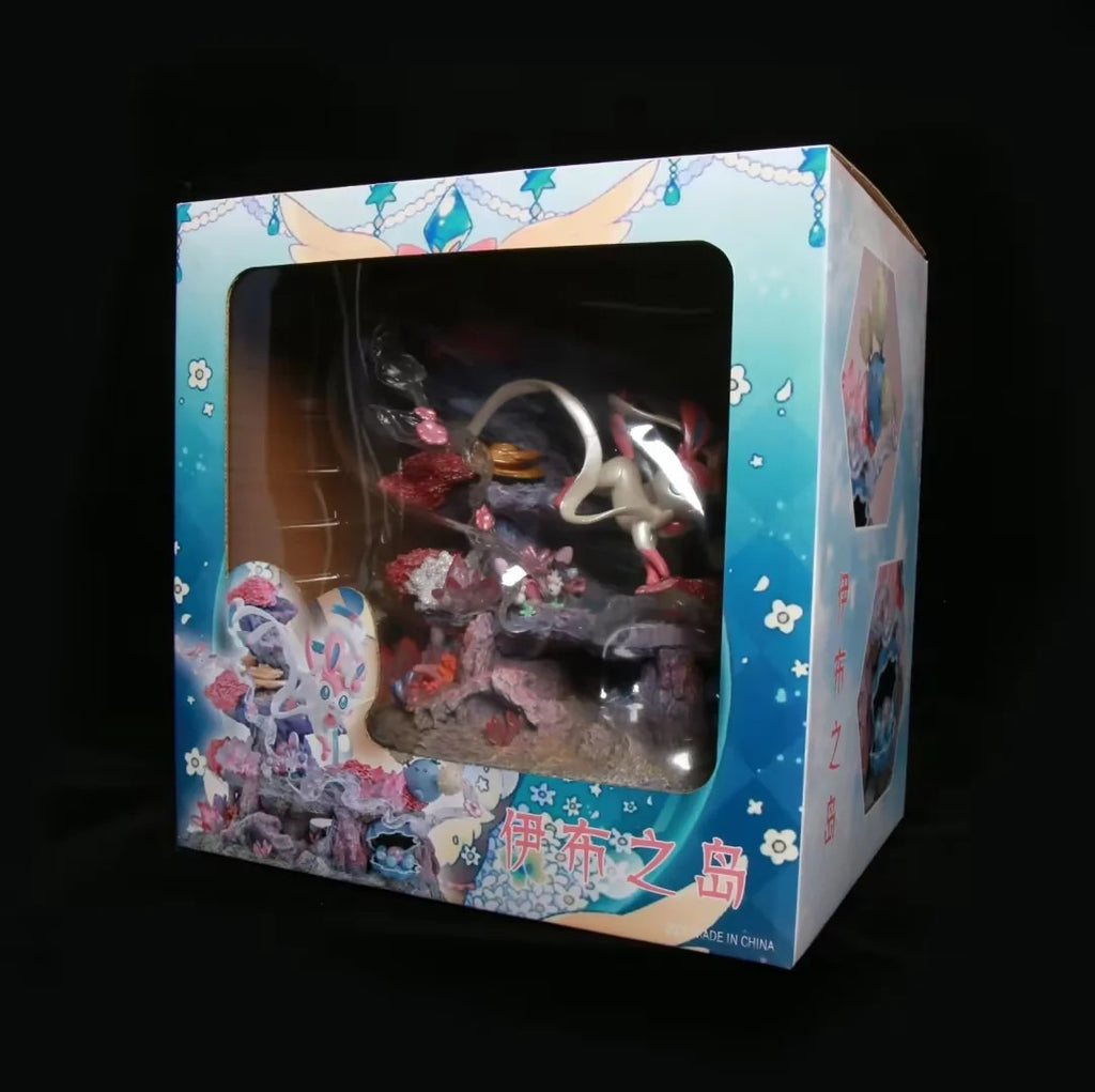 Pokemon Sylveon Fantasy Cave Diorama GK Statue