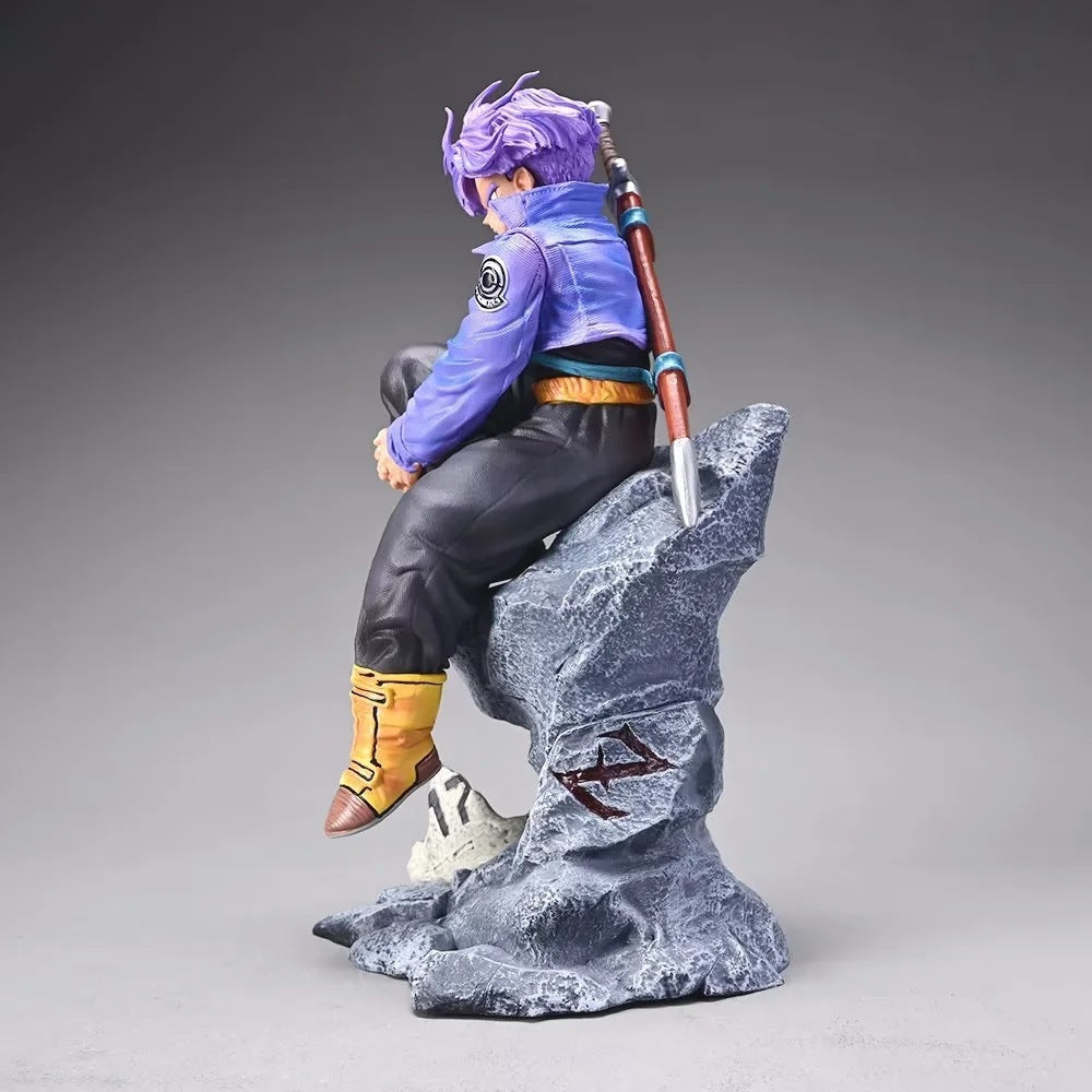 Dragon Ball Trunks sitting statue