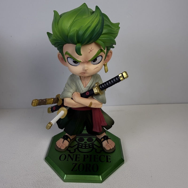 One Piece Q version Luffy Zoro Sanji figure set
