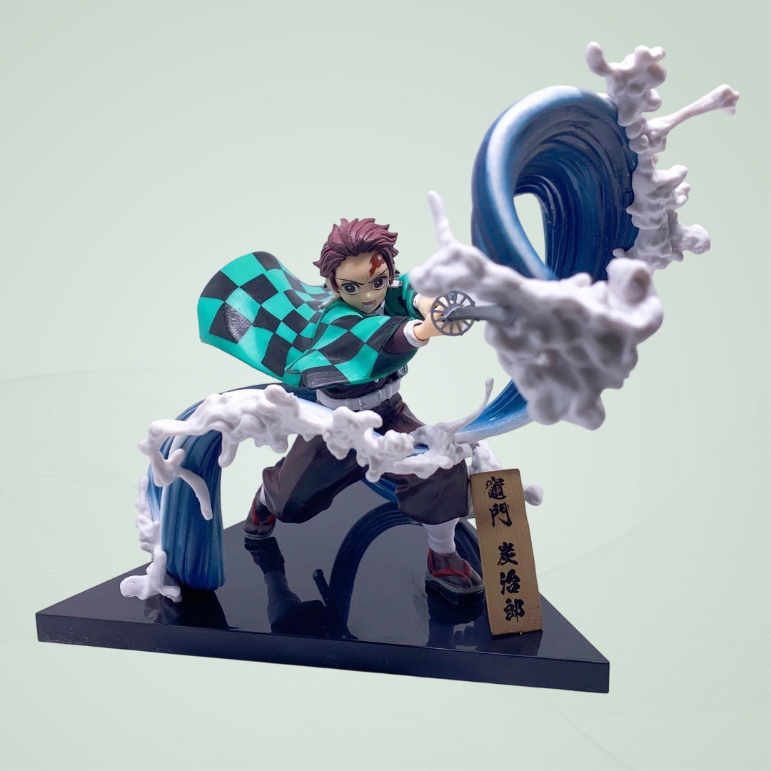 Demon Slayer Rengoku Kyojuro fire effect figure