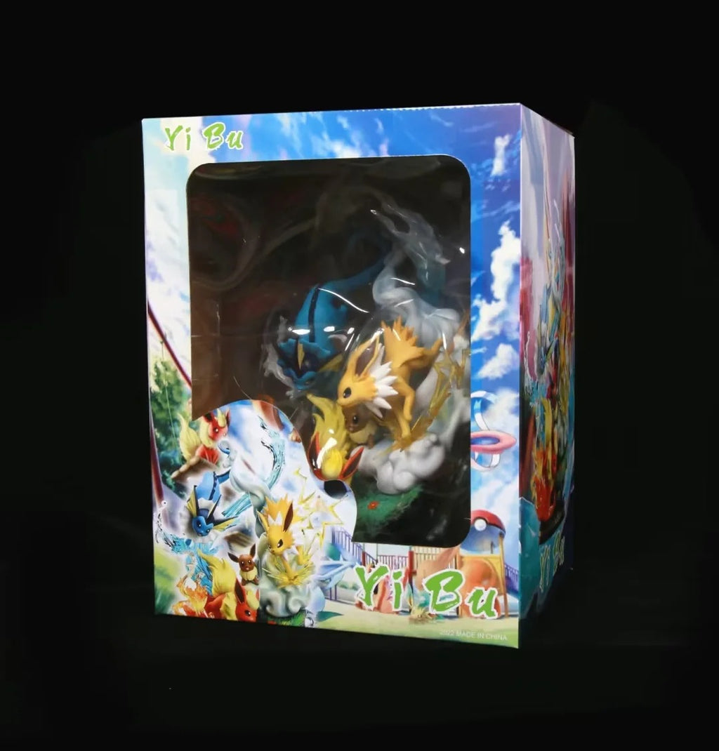 Pokemon Eevee Evolution Chain Diorama GK Statue