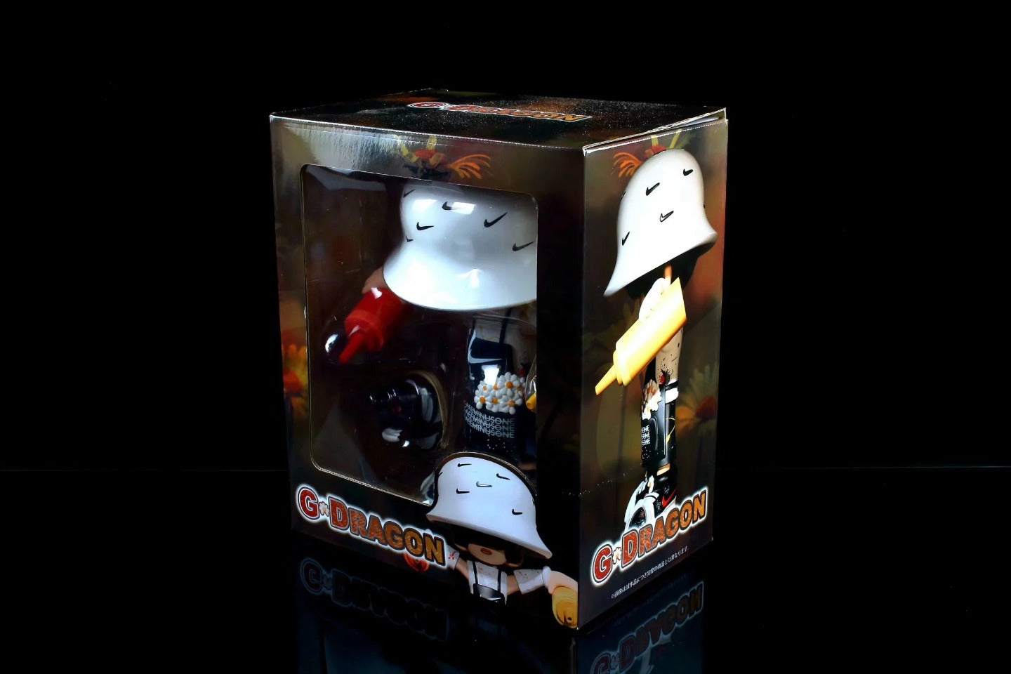 G-Dragon Graffiti Daisy Replacement Shoes Creative Birthday Gifts Men's and Women's Model Ornaments Box Set Handmade