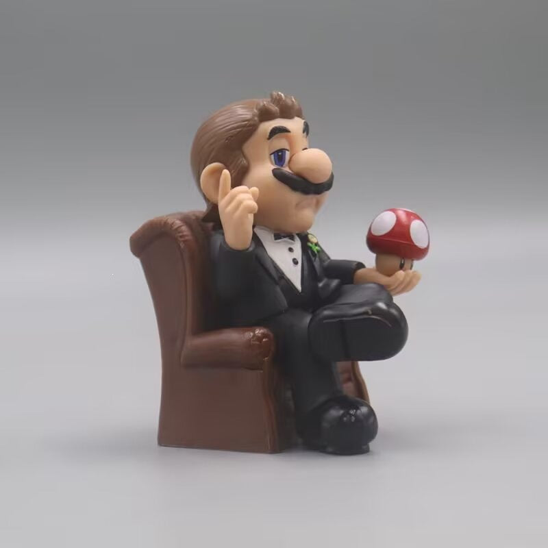 Joker super Mario Godfather suit set figure