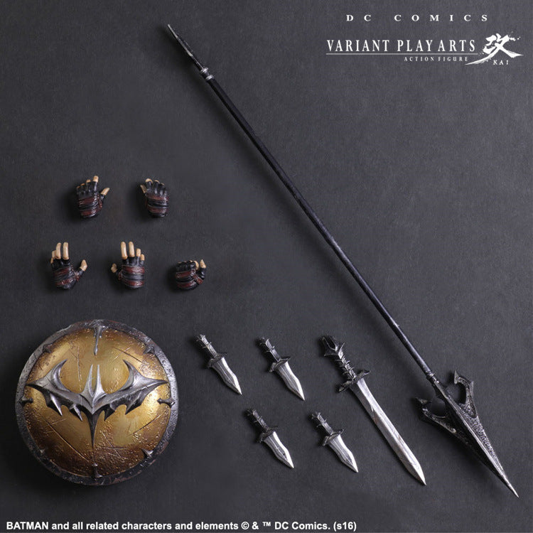 DC Spartan Batman warrior collectible figurine