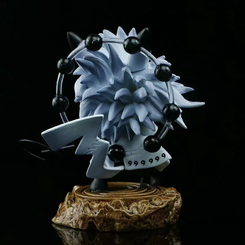 Pokemon × Naruto Crossover Pikachu Cos Uchiha Madara Six Paths GK Statue
