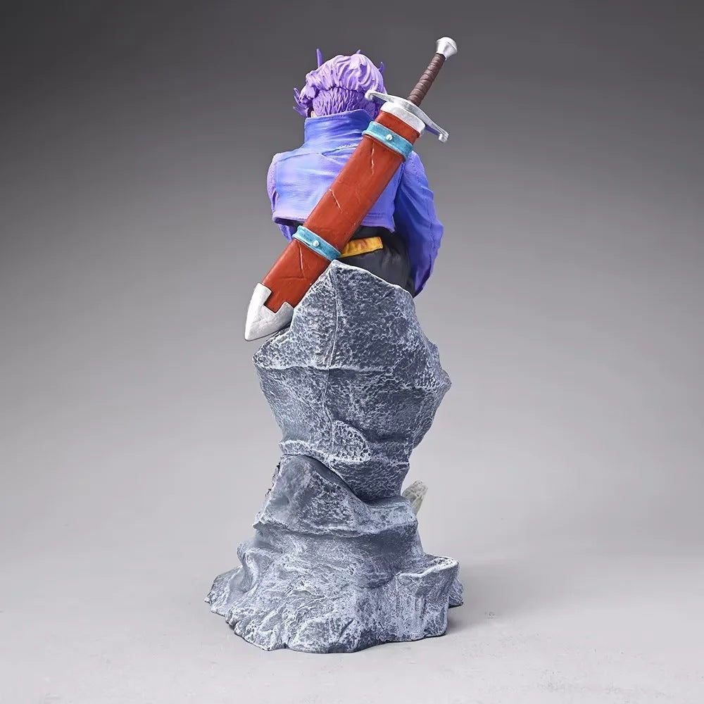 Dragon Ball Trunks sitting statue