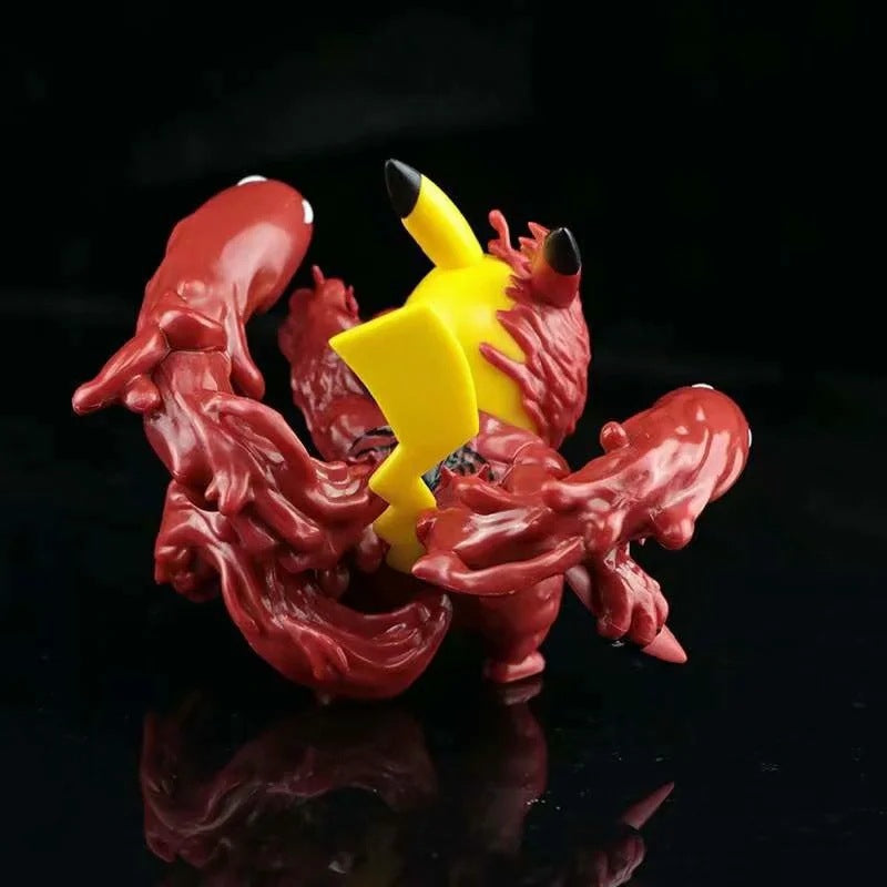 Pokemon × Marvel Crossover Pikachu Cos Venom Carnage