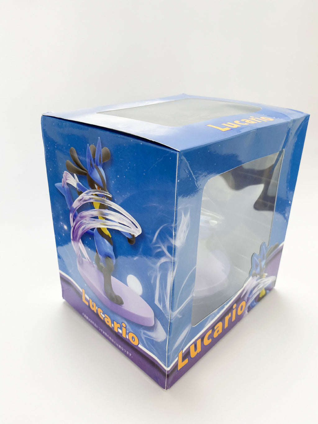 Pokemon Lucario Aura Sphere Battle Scene Diorama Statue