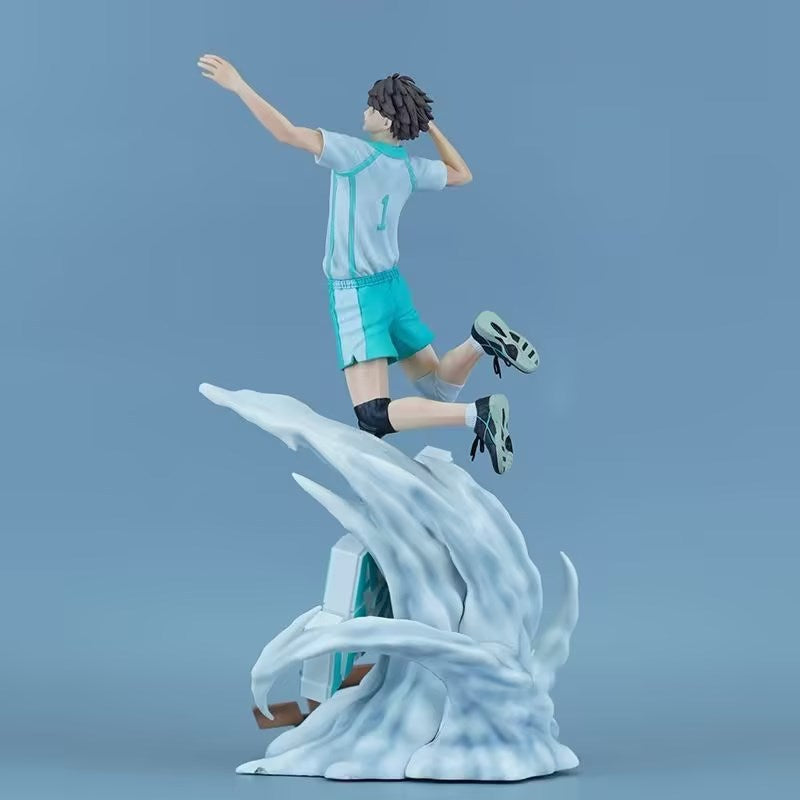 Haikyuu!! Oikawa Tōru Hinata Shōyō Jumping Scene Statue Model Gift Set Handmade Set