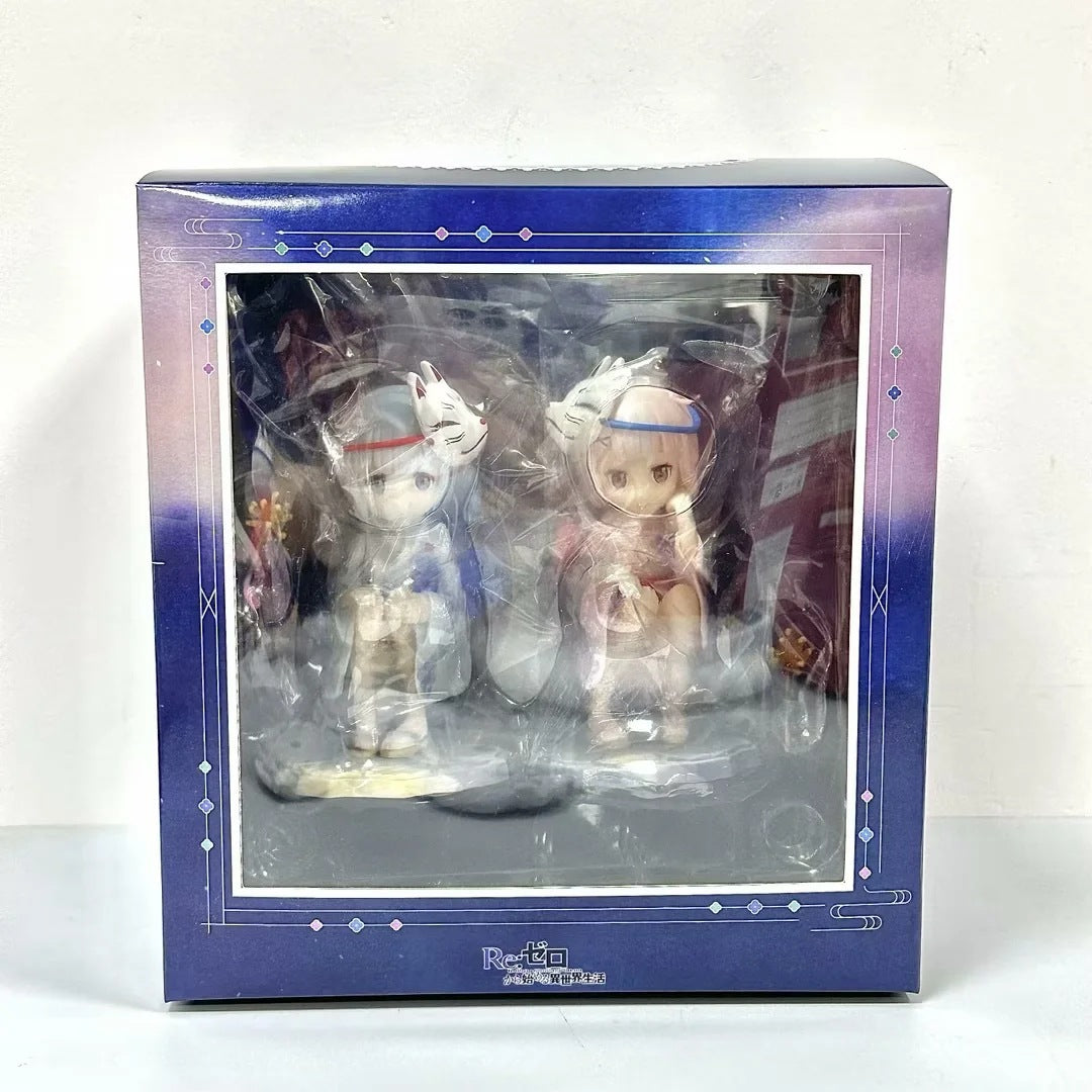 Re:Zero Ram & Rem Yukata Festival Q Version GK Statue Set