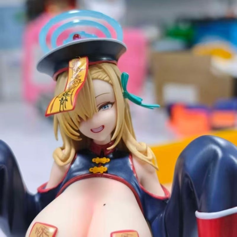 Blue Archive Ichinose Asuna zombie cheongsam figure