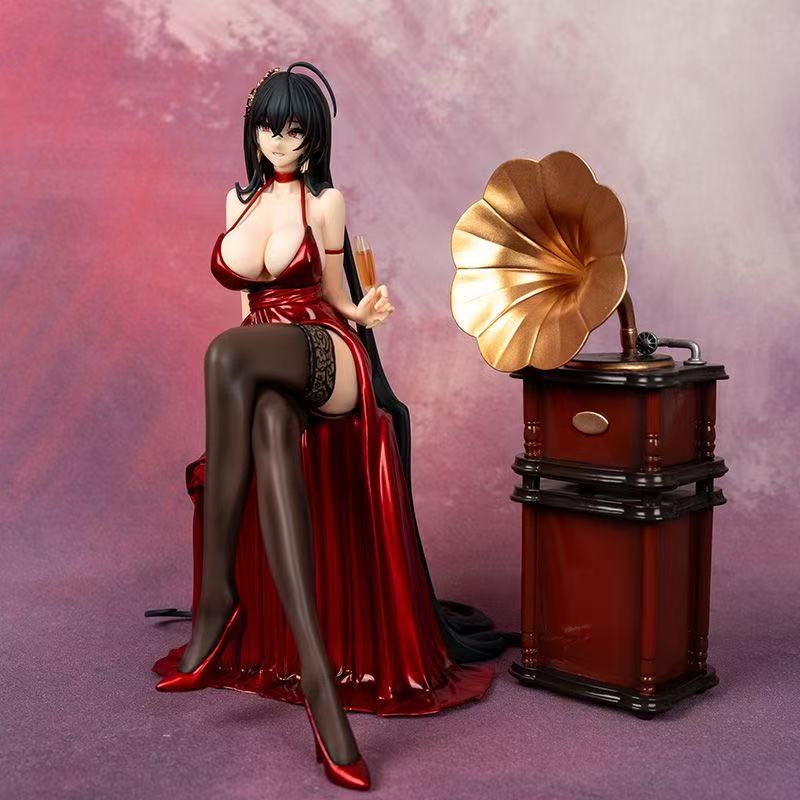 Azur Lane Taihou red evening dress figure