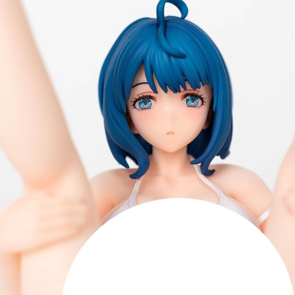 Original anime bunny girl figure blue hai