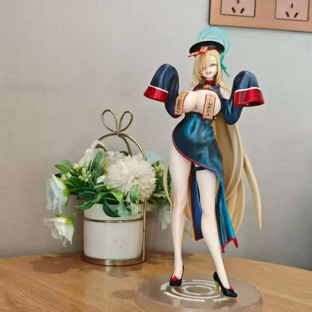 Blue Archive Ichinose Asuna zombie cheongsam figure