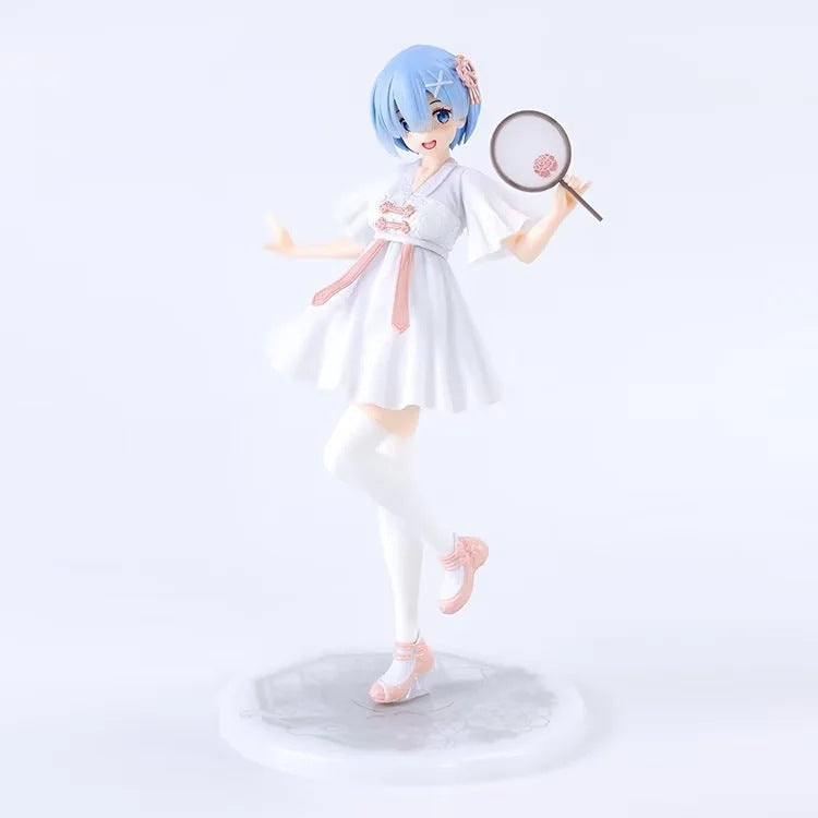 Re:Zero Rem Hanfu Style Fan GK Statue Set