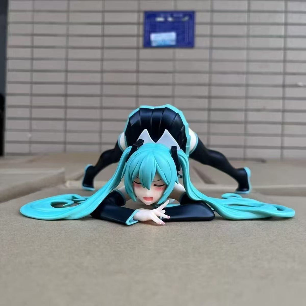 Hatsune Miku prone upside down figure